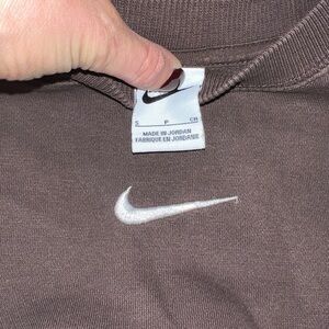 Nike Chocolate Brown Crewneck